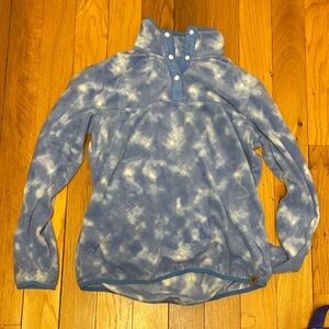 Blue Tie-Dye Women's Sweatshirt
